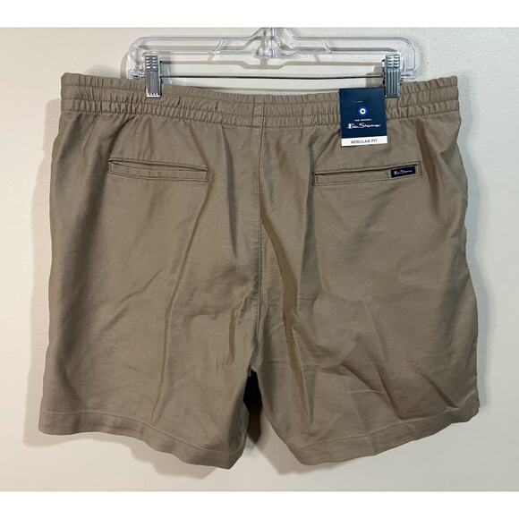 Ben Sherman Men's Khaki Regular Fit Casual Shorts 7" Inseam Size XL NWT - Picture 6 of 8